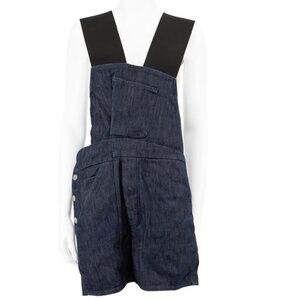 Acne Studios Blue Denim Pinafore Dress
